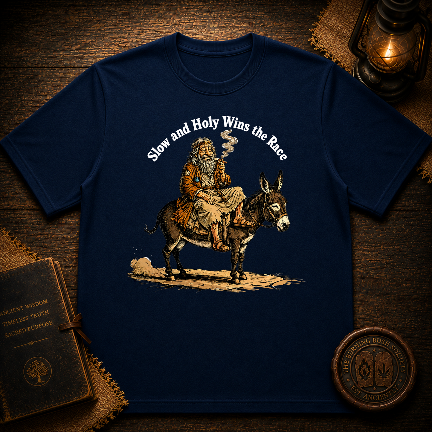 Slow And Holy Wins The Race | Funny Lifestyle Tee