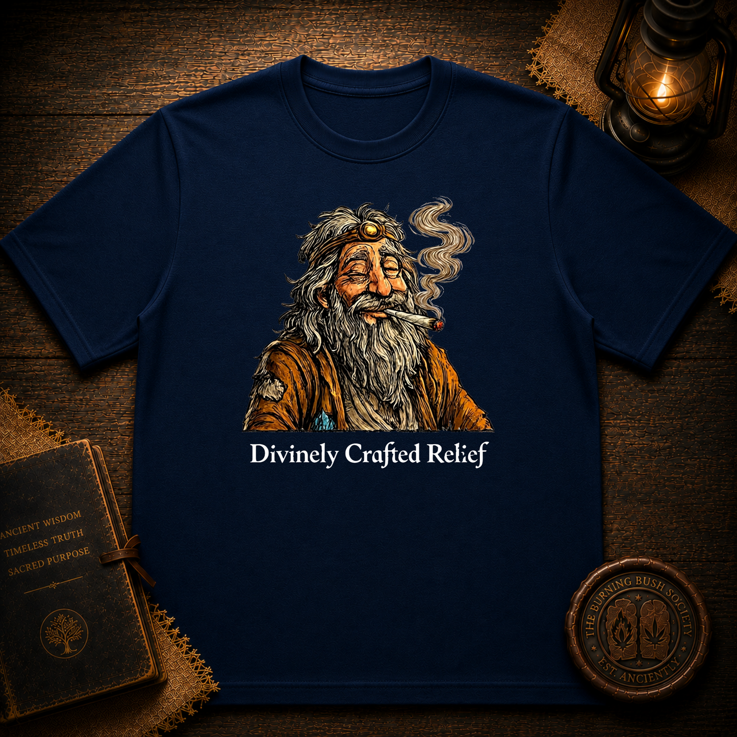 Divinely Crafted Relief | Cannabis Lifestyle T-Shirt