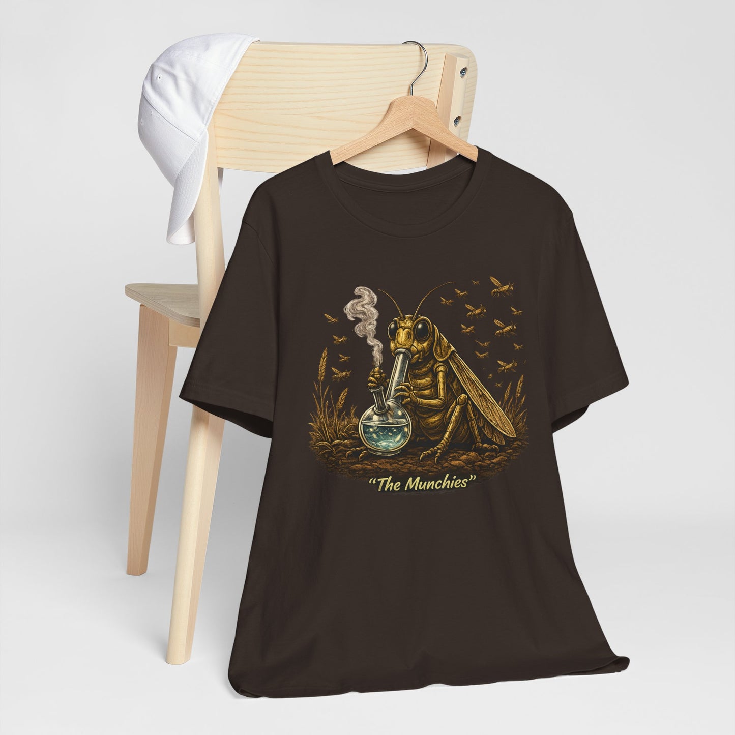 The Munchies Grasshopper T-Shirt | Funny Cannabis Vintage Graphic Tee