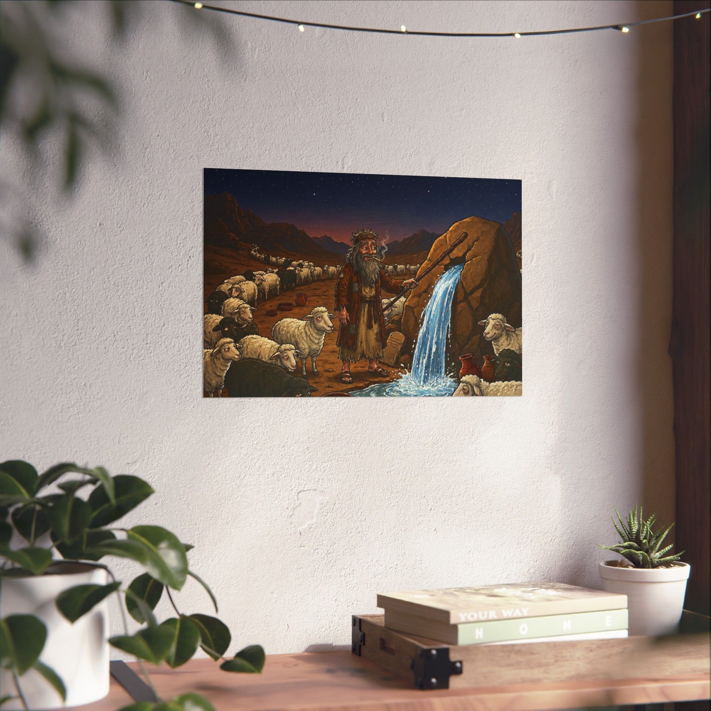 Copy of Passover Exodus Poster — Moses Parting the Sea Matte Horizontal Print