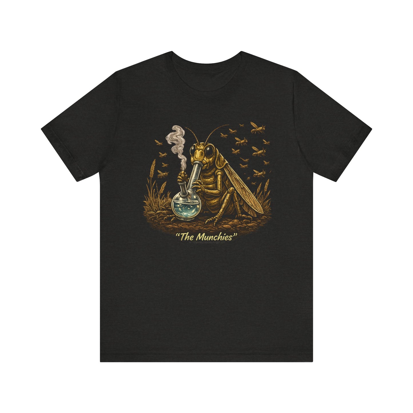 The Munchies Grasshopper T-Shirt | Funny Cannabis Vintage Graphic Tee