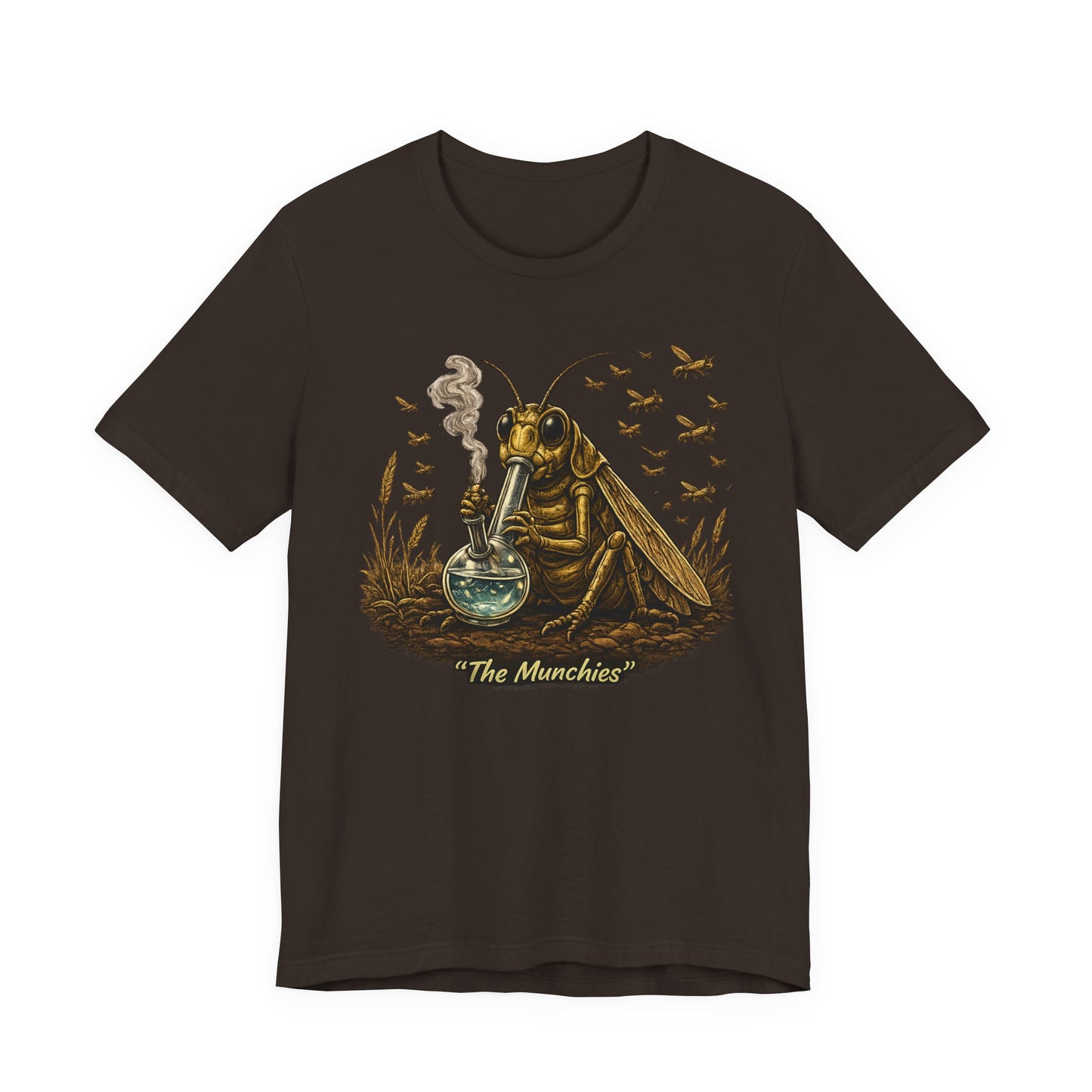 The Munchies Grasshopper T-Shirt | Funny Cannabis Vintage Graphic Tee