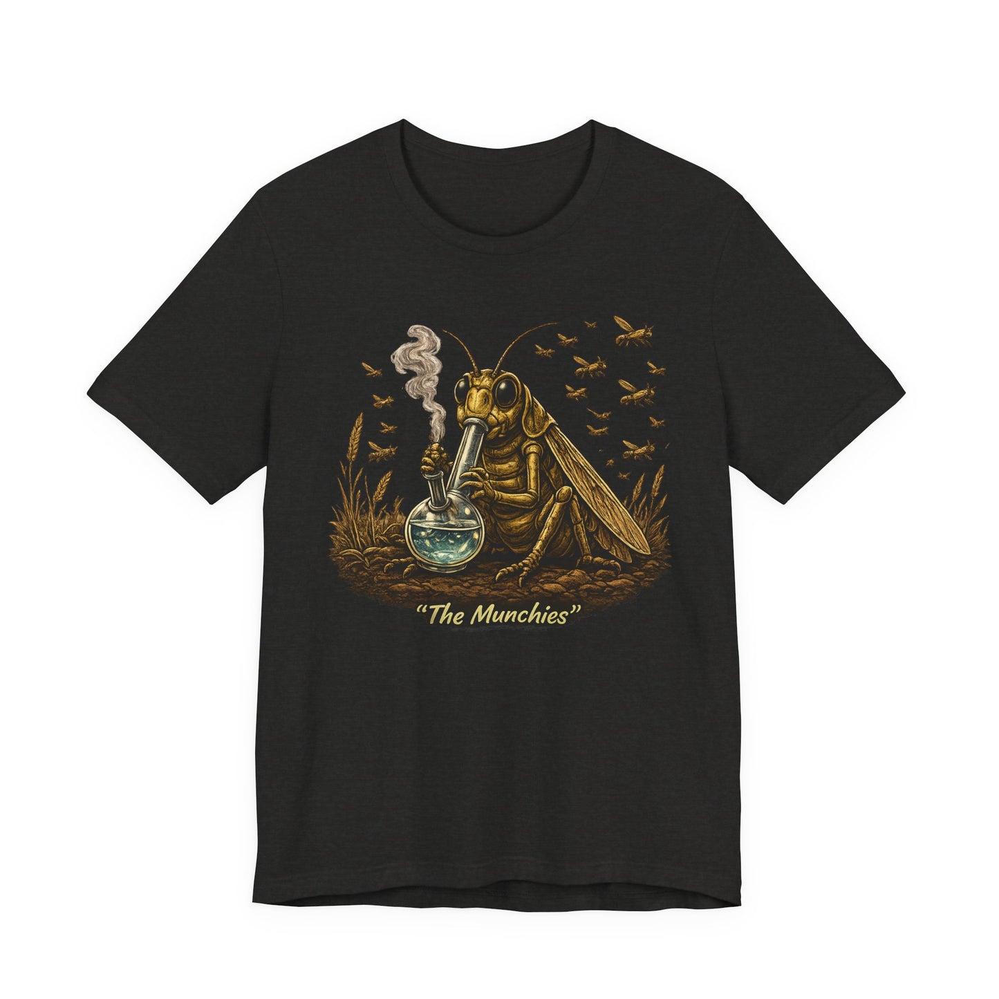 The Munchies Grasshopper T-Shirt | Funny Cannabis Vintage Graphic Tee