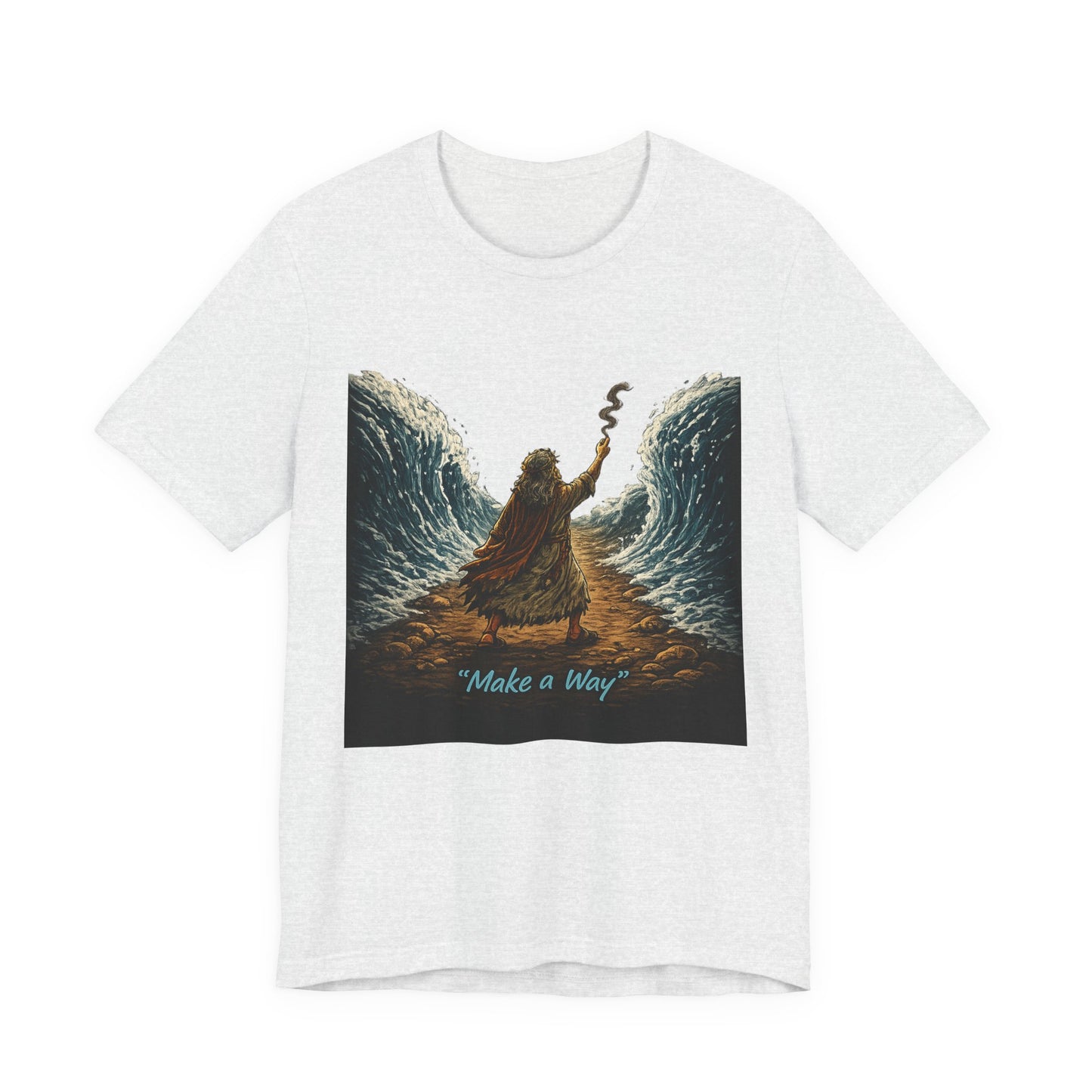 Make a Way Tee — Inspirational Biblical Moses Parting the Red Sea T‑Shirt