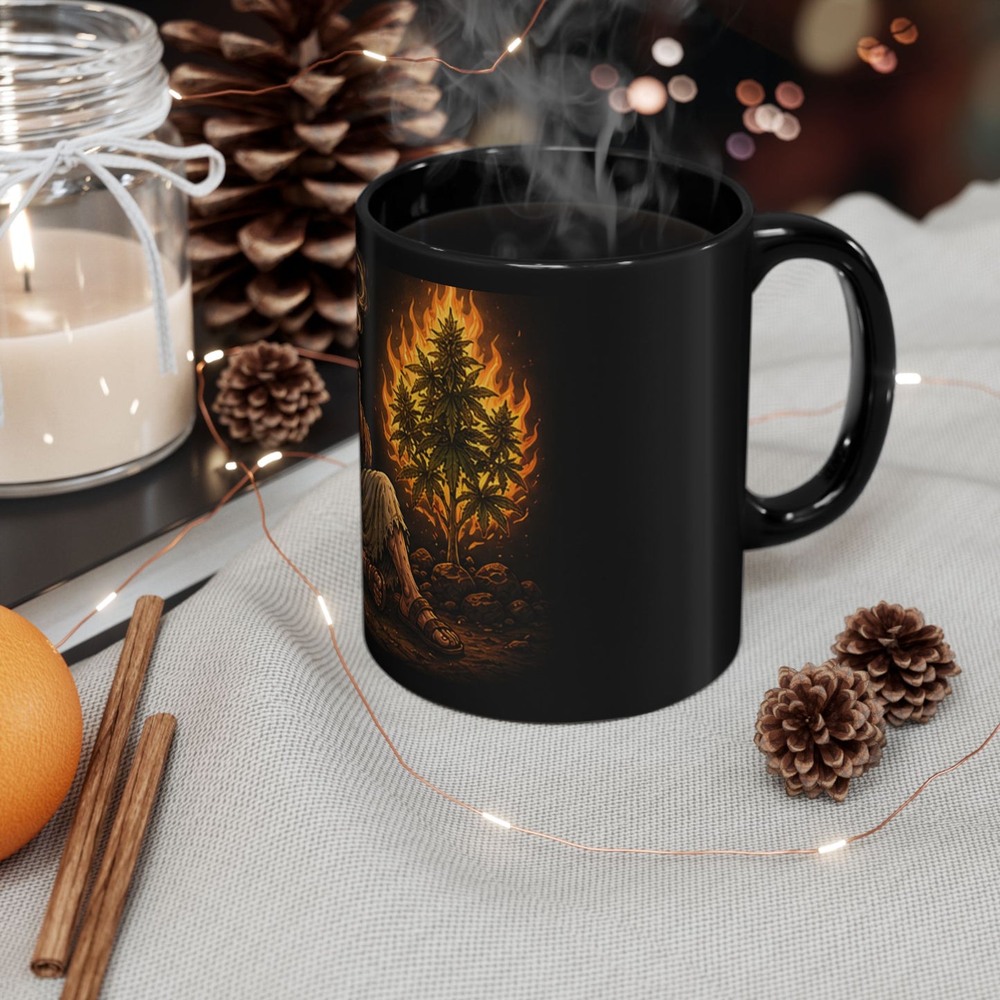 Go With The Flow Mug | Funny Vintage Chill Vibes Ceramic Coffee Cup