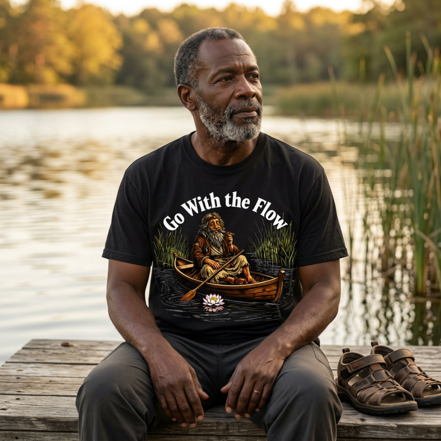 Go With The Flow | Relaxation Graphic Tee