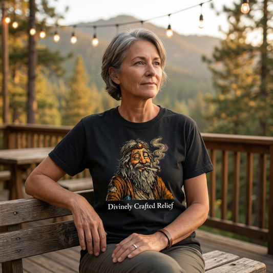 Divinely Crafted Relief | Cannabis Lifestyle T-Shirt