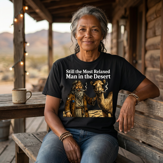 Still the Most Relaxed Man in the Desert T-Shirt
