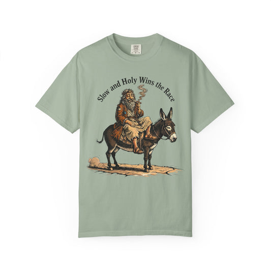 Slow and Holy Wins the Race T-Shirt