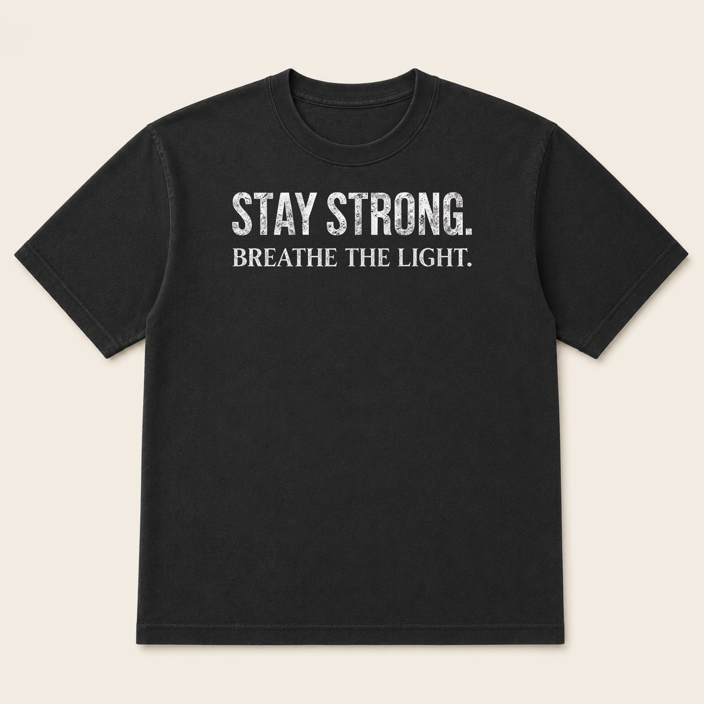 Rooted Resilient Ready Text T-Shirt