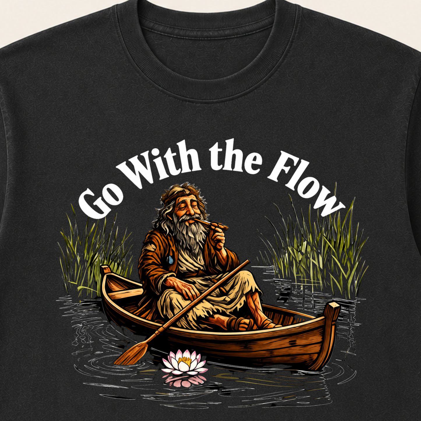Go With The Flow | Relaxation Graphic Tee