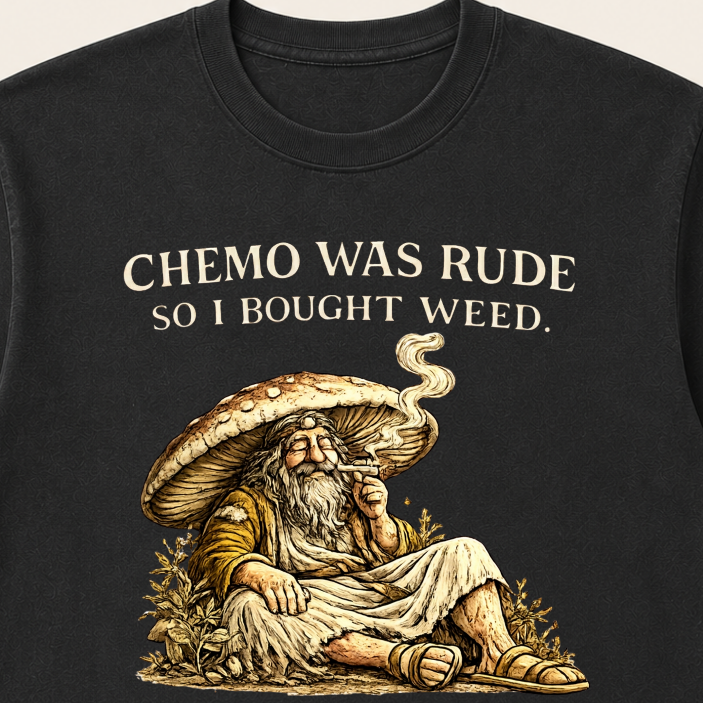 Chemo Was Rude So I Bought Weed T-Shirt