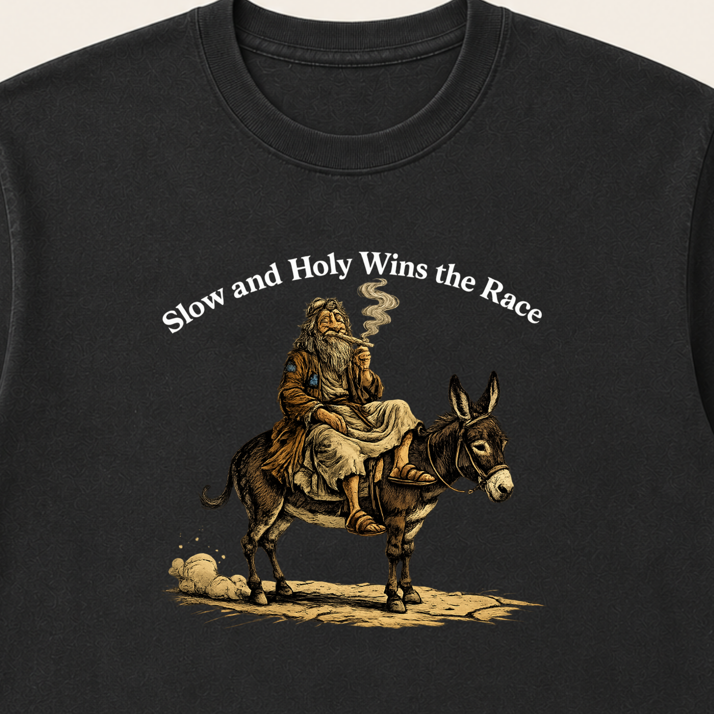Slow And Holy Wins The Race | Funny Lifestyle Tee