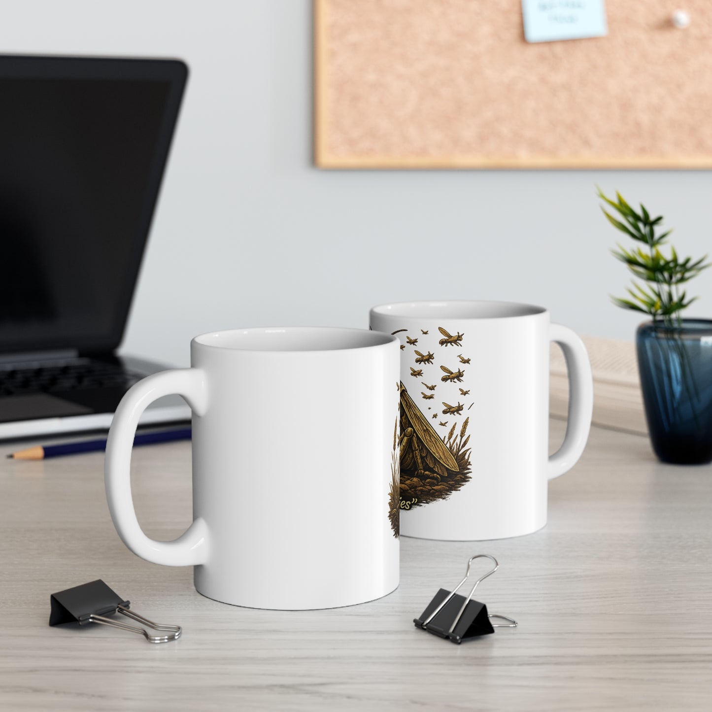 Copy of Go With the Flow Mug — Relaxed Smoker in Basket Ceramic Coffee Cup (11oz & 15oz)