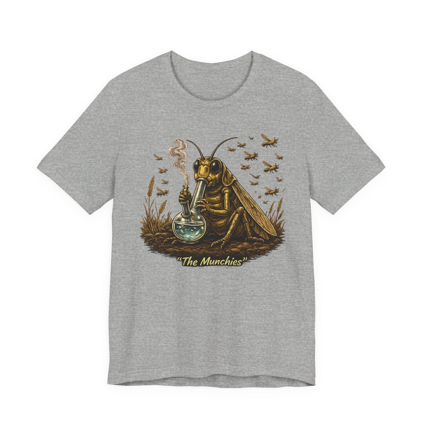 The Munchies Grasshopper T-Shirt | Funny Cannabis Vintage Graphic Tee