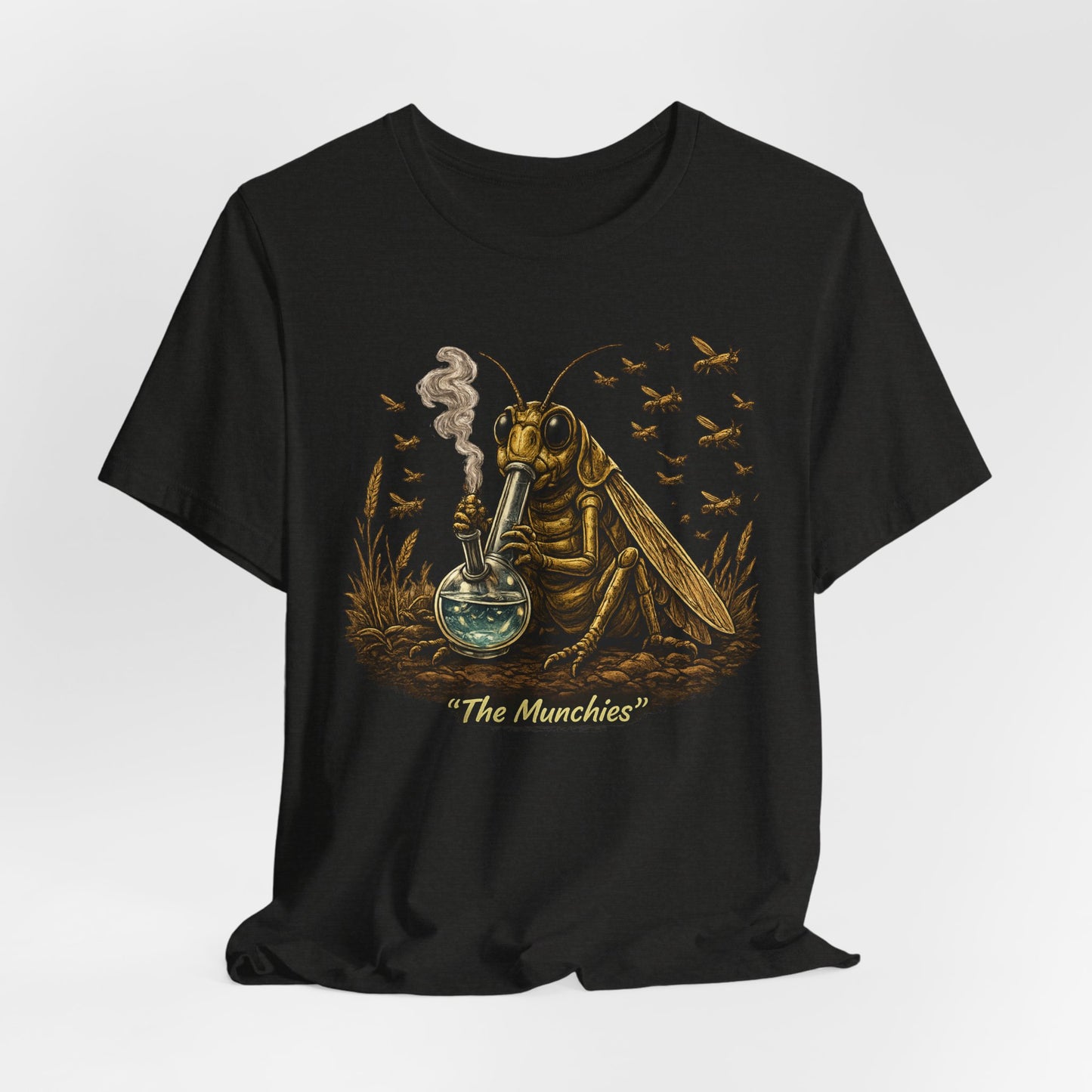 The Munchies Grasshopper T-Shirt | Funny Cannabis Vintage Graphic Tee