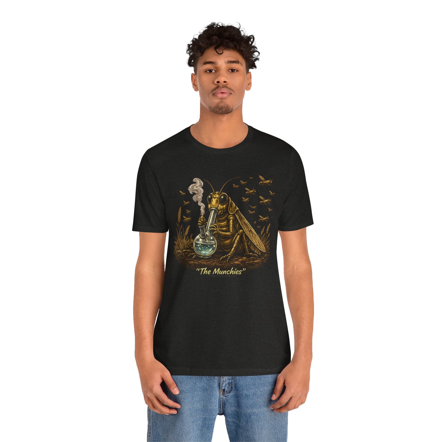 The Munchies Grasshopper T-Shirt | Funny Cannabis Vintage Graphic Tee
