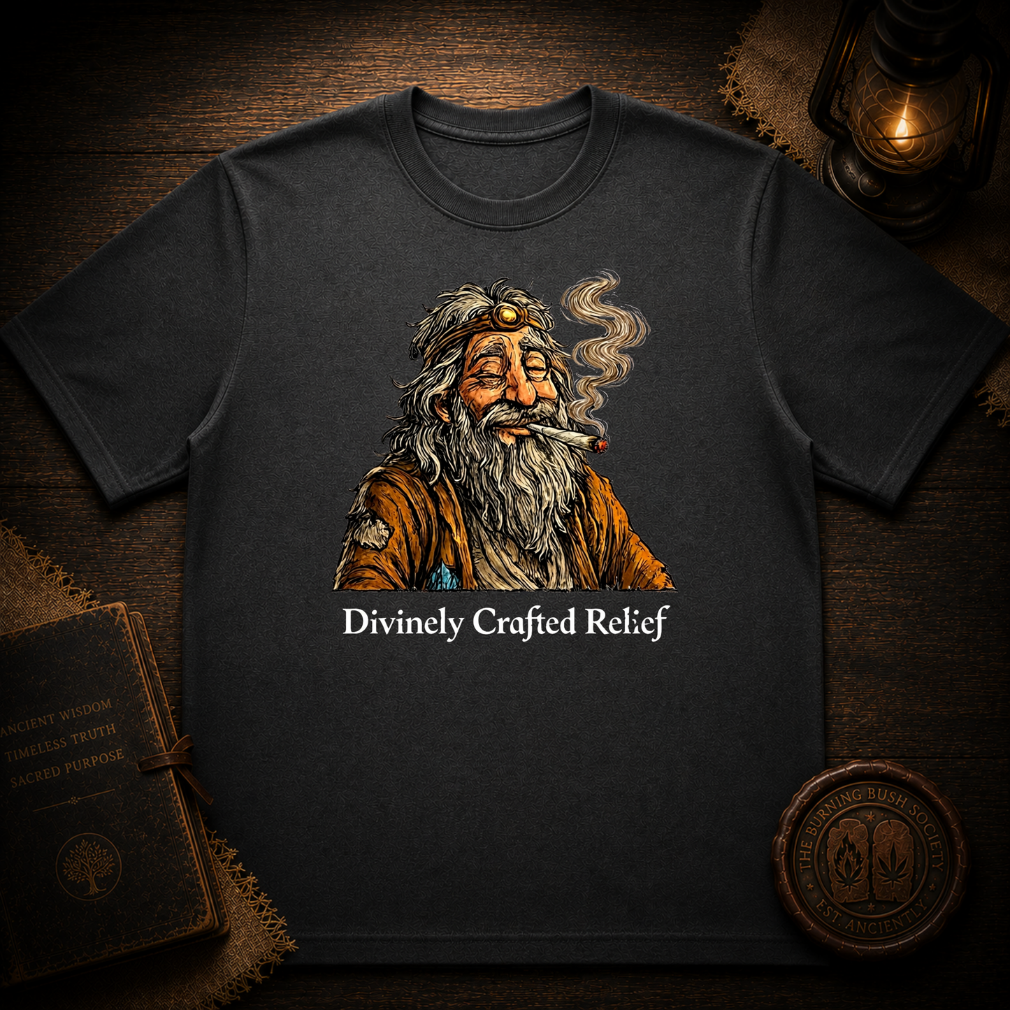 Divinely Crafted Relief | Cannabis Lifestyle T-Shirt