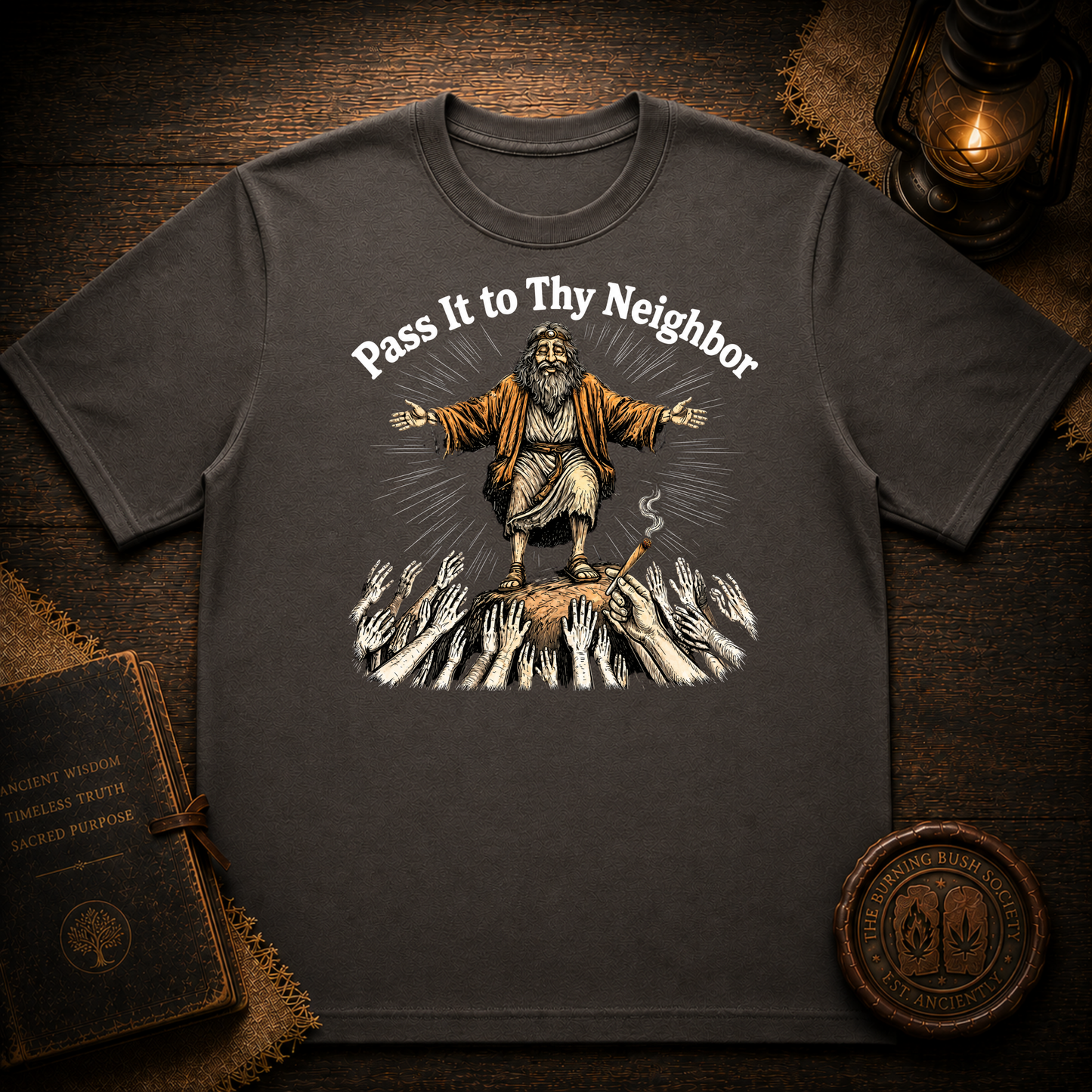 Pass It To Thy Neighbor | Funny Community Tee