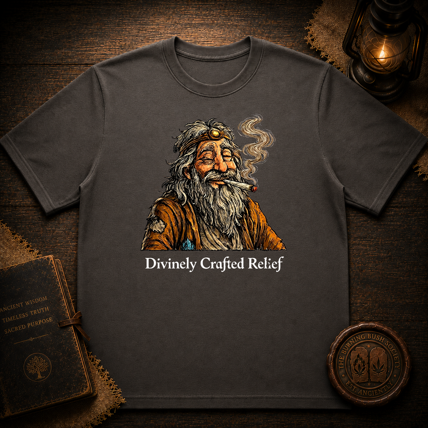 Divinely Crafted Relief | Cannabis Lifestyle T-Shirt