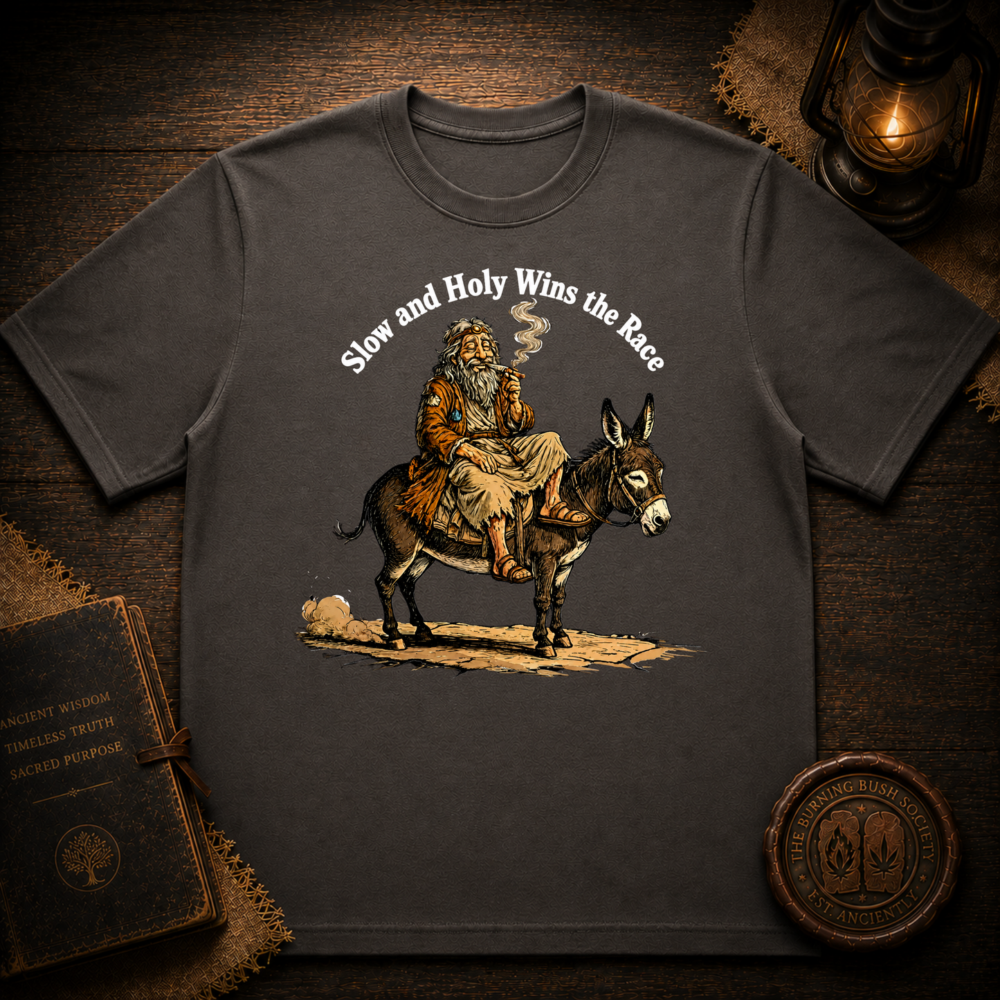 Slow And Holy Wins The Race | Funny Lifestyle Tee