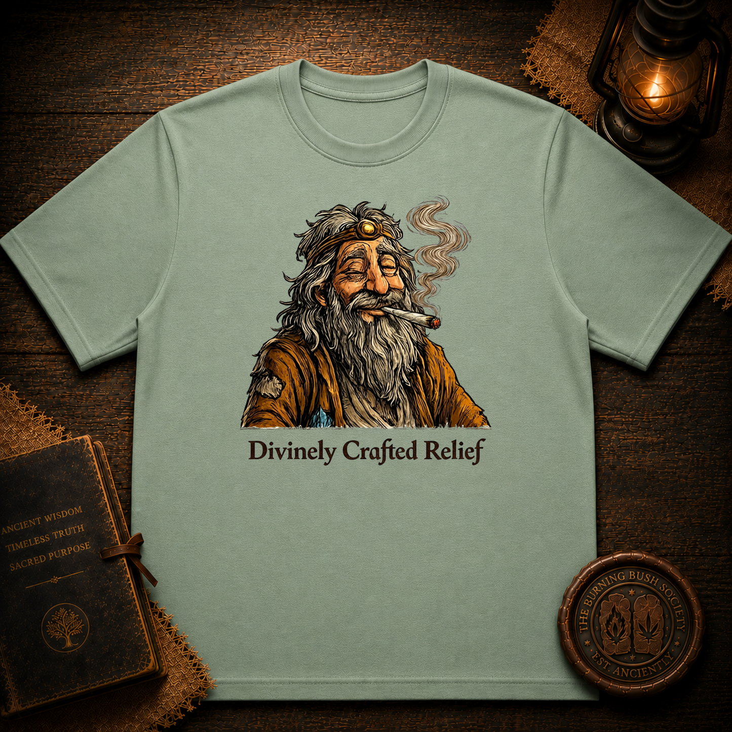 Divinely Crafted Relief | Cannabis Lifestyle T-Shirt