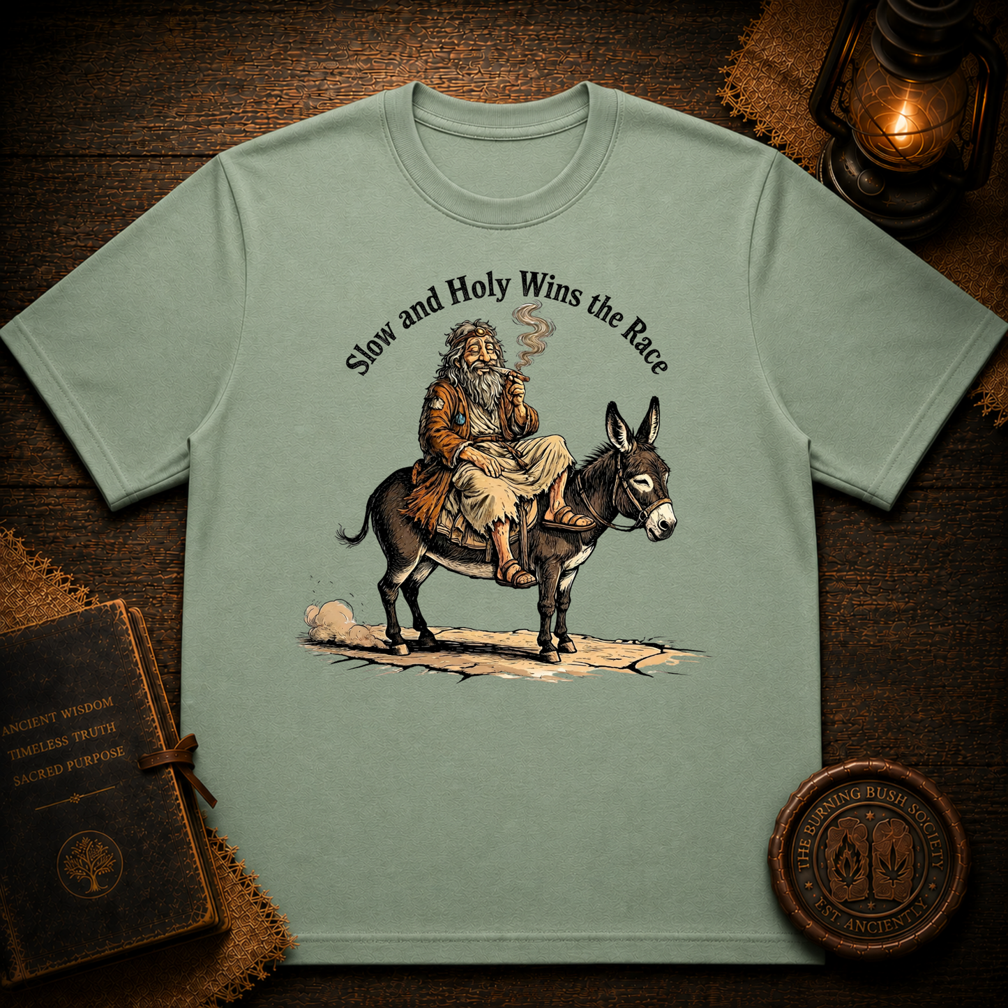 Slow And Holy Wins The Race | Funny Lifestyle Tee