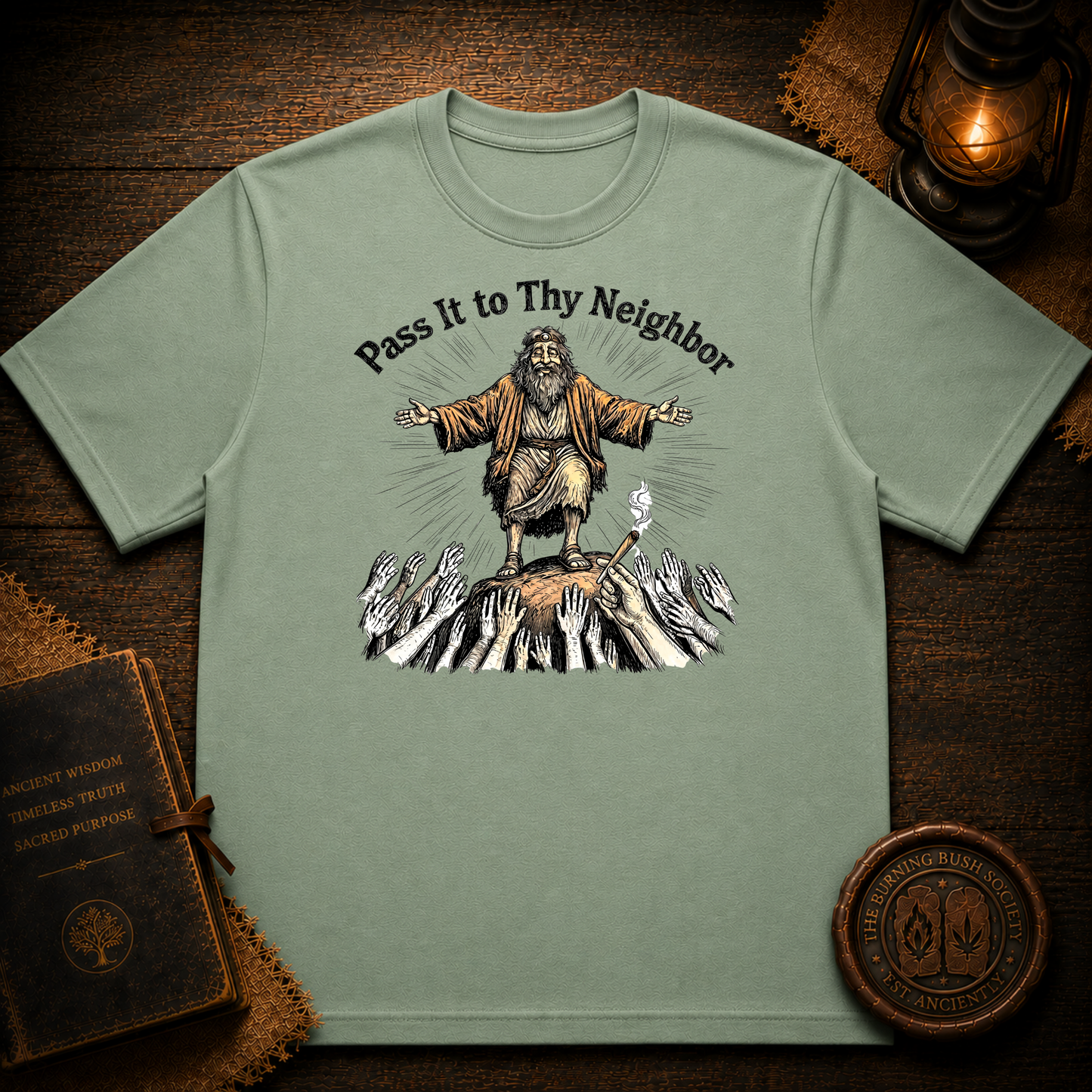Pass It To Thy Neighbor | Funny Community Tee