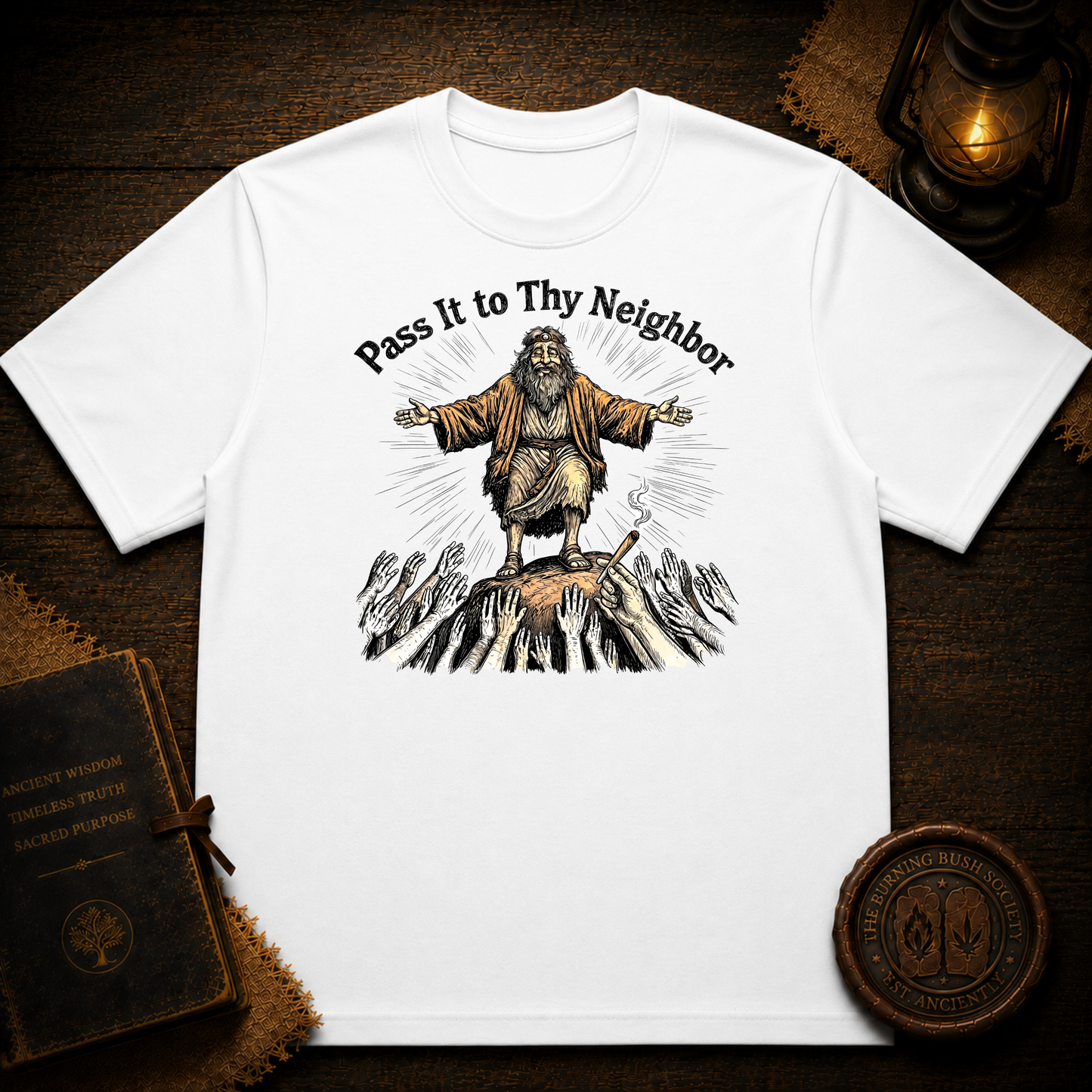 Pass It To Thy Neighbor | Funny Community Tee