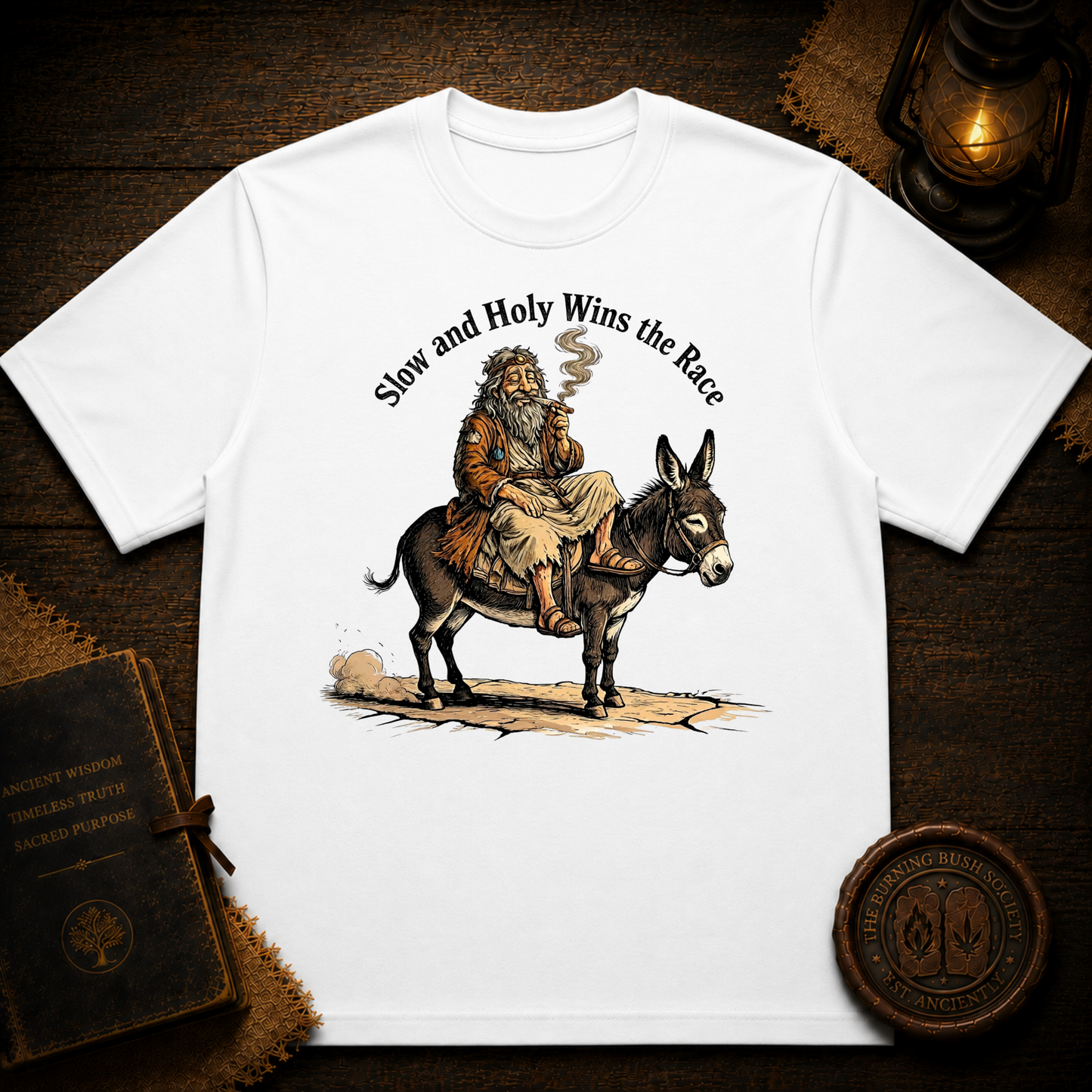 Slow And Holy Wins The Race | Funny Lifestyle Tee