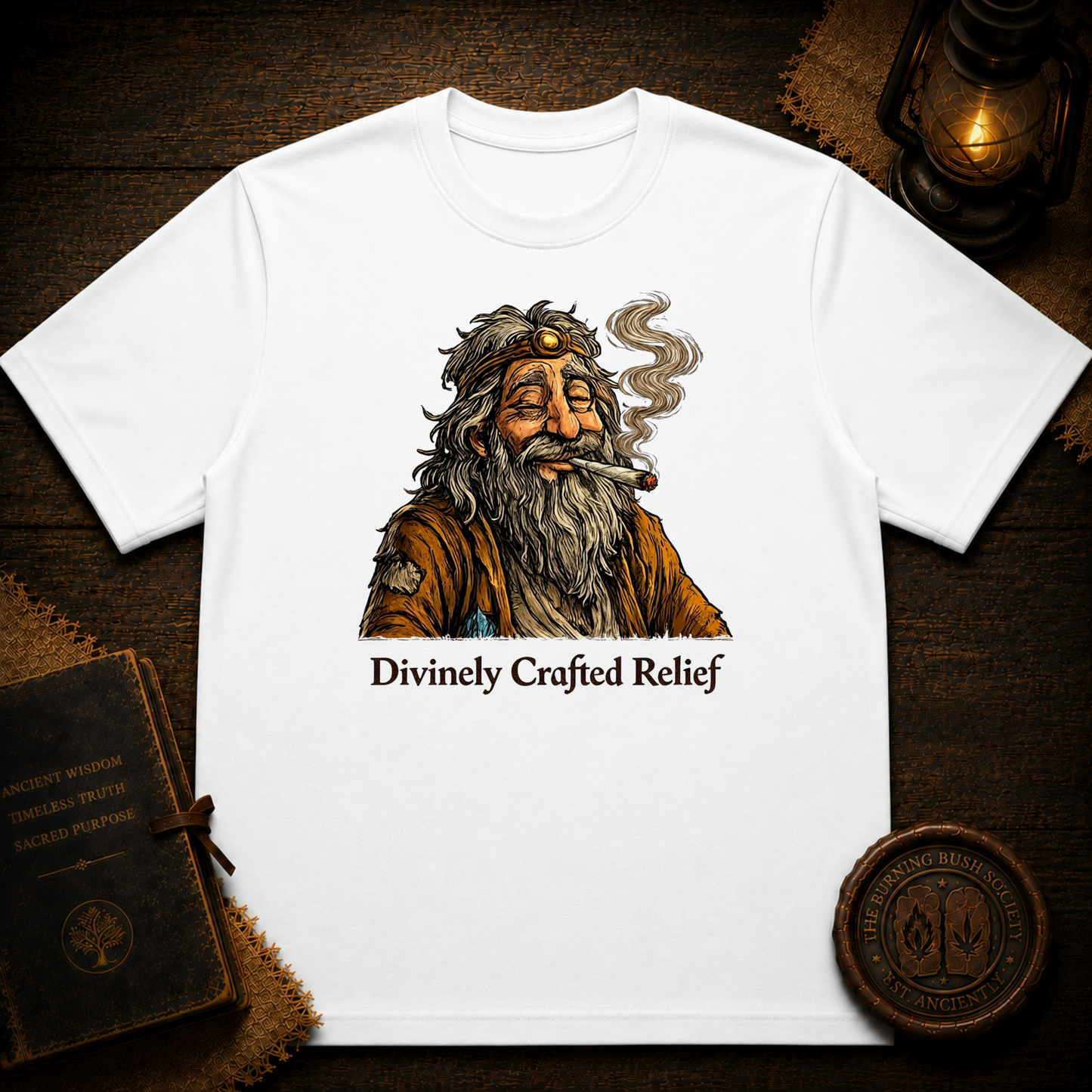 Divinely Crafted Relief | Cannabis Lifestyle T-Shirt